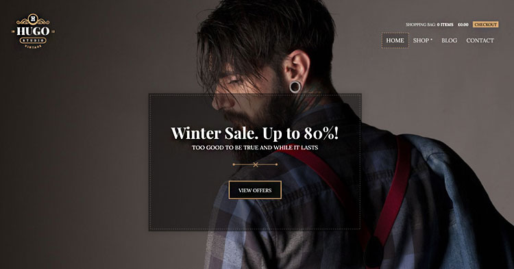 Hugo eCommerce WP Theme