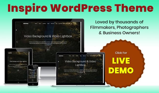 Inspiro Theme Live Demo