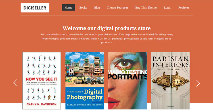 Download Digiseller Digital Selling Theme now!