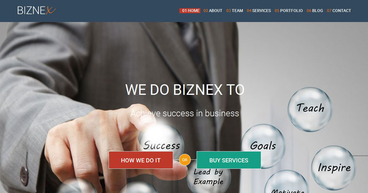 Download Biznex Business WP Theme Now!