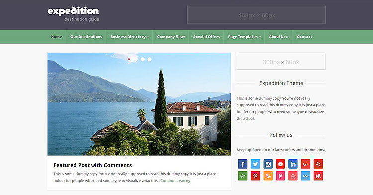 Download Expedition Directory WP Theme Now!