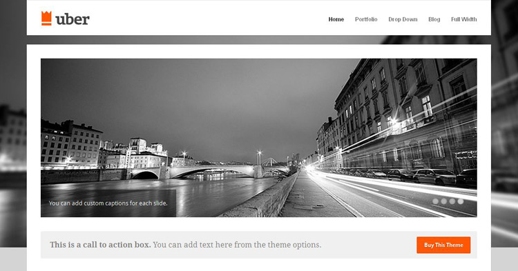 Download Uber WordPress Theme now!