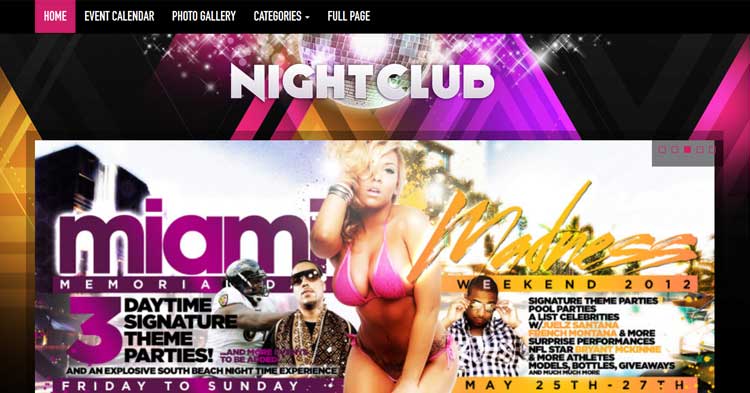 Download Nightclub WP Theme now!