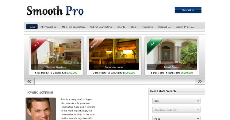 Download Smooth Pro Real Estate WP Theme Now!