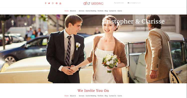 Wedding Planner WordPress Theme