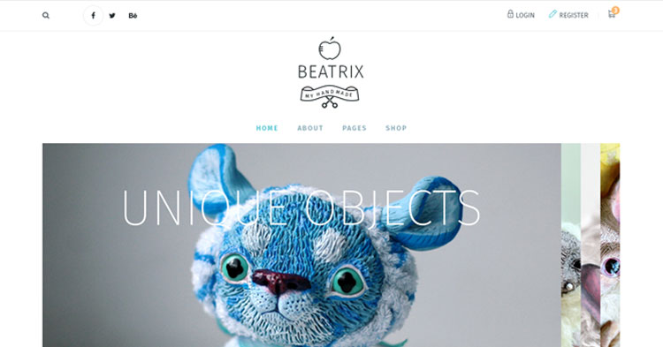 Beatrix Handmade Shop WordPress Theme