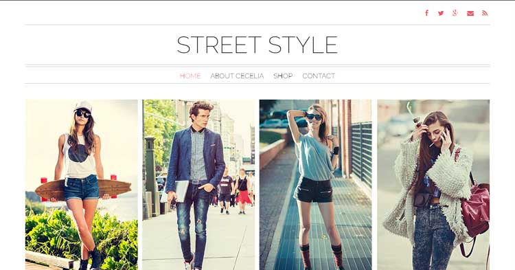 StreetStyle WordPress Fashion Theme