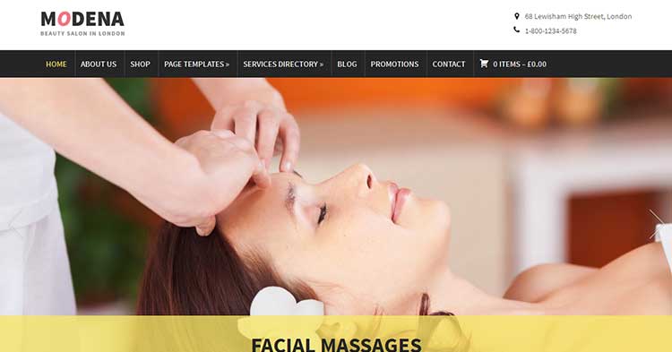 Download Modena SPA Salon WordPress Theme Now!