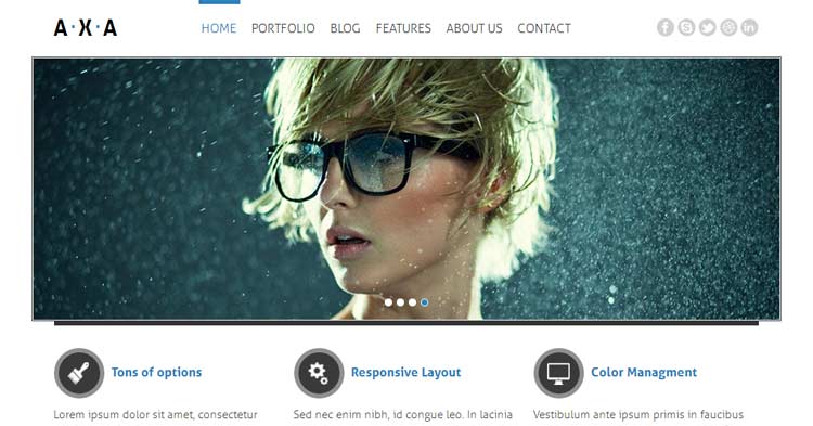 Download Axa Responsive WordPress Theme Now!