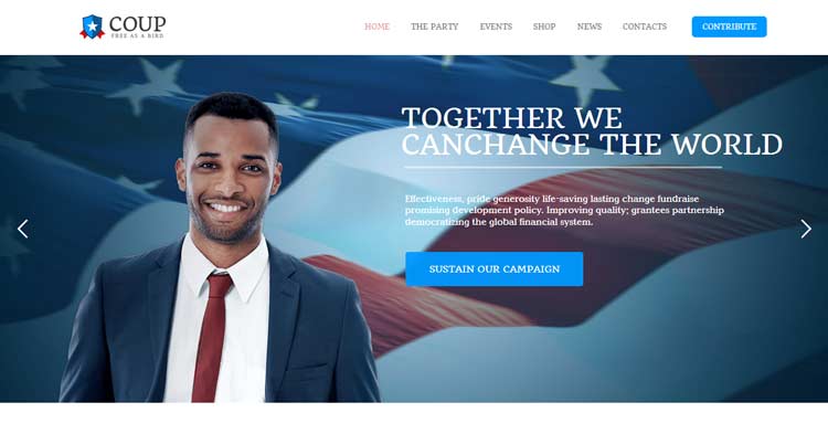 Download Coup – Political Campaign WP Theme now!