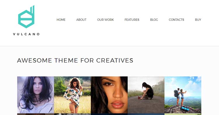 Vulcano Creative WordPress Theme