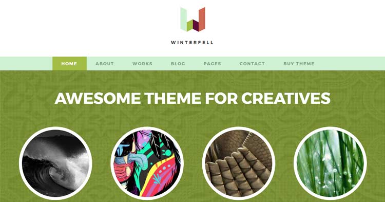 Download Winterfell – Creative WordPress Theme now!