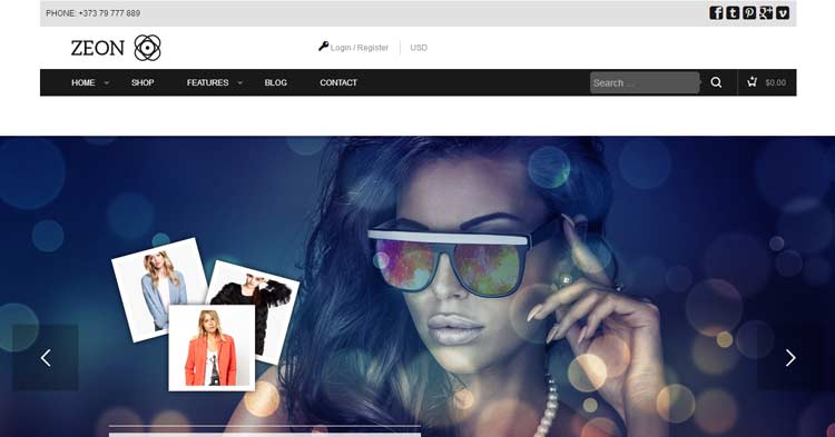 Download Zeon Ecommerce WordPress Theme Now!