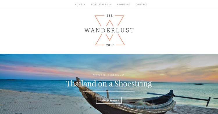 Download Wanderlust Travel Magazine WP Theme now!