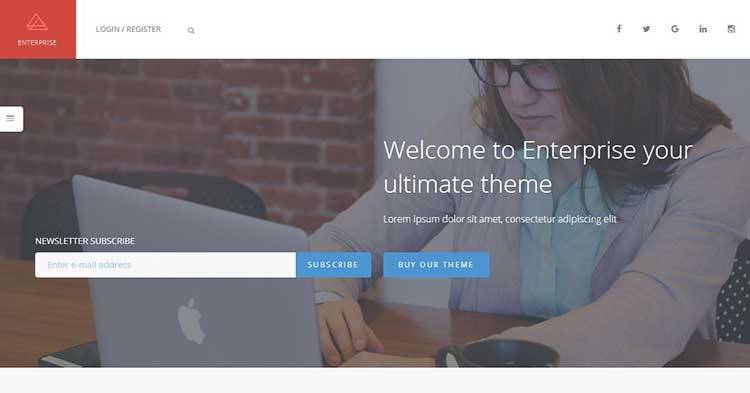 Enterprise Corporate WordPress Theme