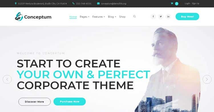 Conceptum Corporate WordPress Theme