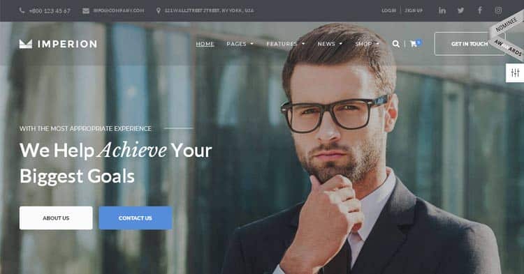 Imperion Corporate WordPress Theme