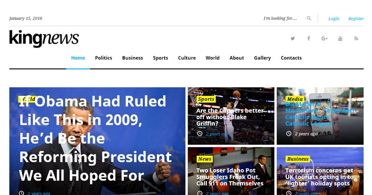 Download KingNews Magazine WordPress Theme Now!