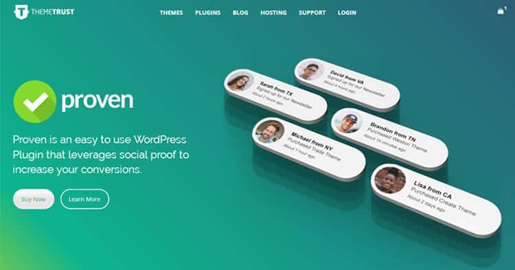 Download Proven Social Proof WordPress Plugin