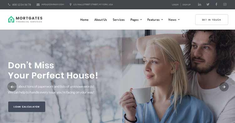 Download Mortgates Financial Services WP Theme Now!