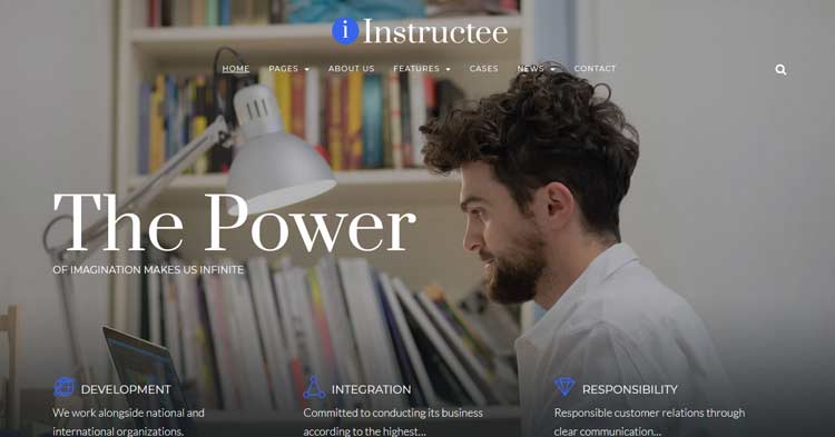 Instructee Consulting Services WordPress Theme