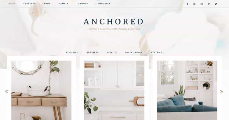 Anchored WordPress Theme