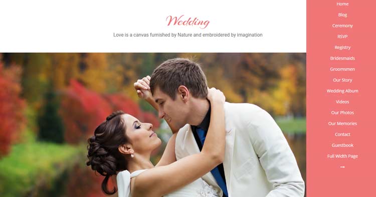 Download Wedding Photogallery Event WordPress Theme now!