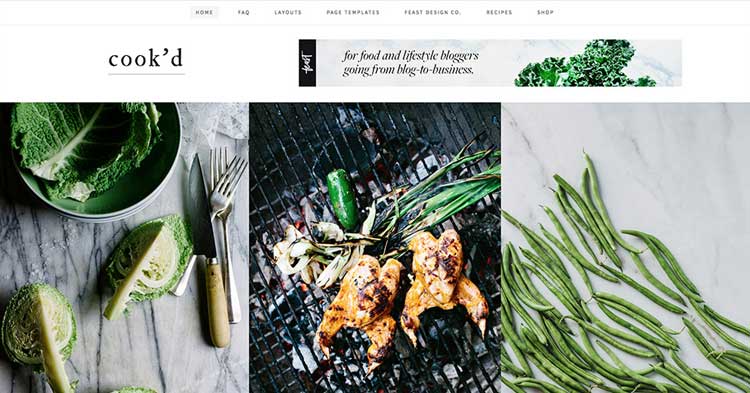 Cookd Pro Food Blogging WordPress Theme