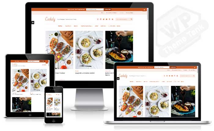 Cookely - Food Blog / Recipe Blog WordPress Theme