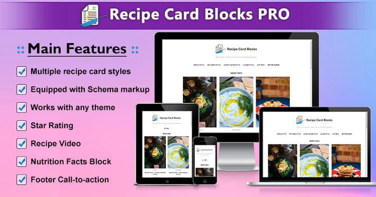 Download Recipe Card Blocks PRO Plugin Now!