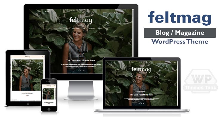 Download Feltmag theme - a beautiful Magazine Blog WordPress theme