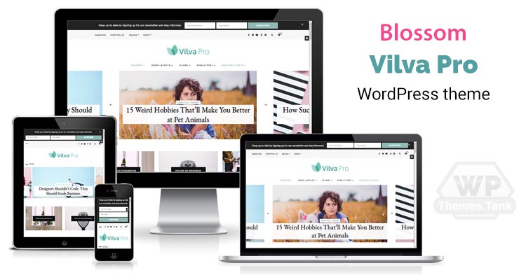BlossomThemes - Download Blossom Vilva Pro WordPress Theme for professional bloggers