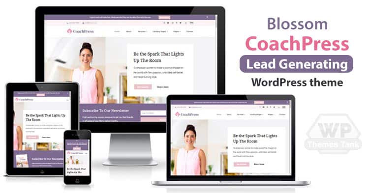 BlossomThemes - Download fresh lead capturing CoachPress WordPress Theme for coaches, therapists, speakers, mentors and entrepreneurs
