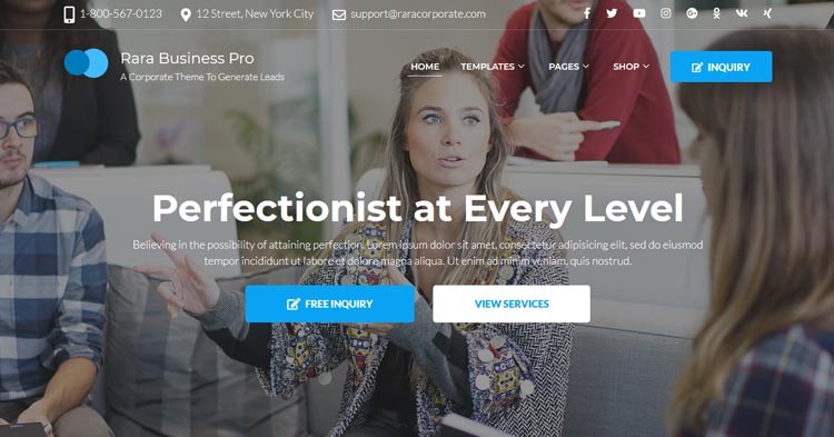 Download Rara Business Pro WordPress Theme Now!