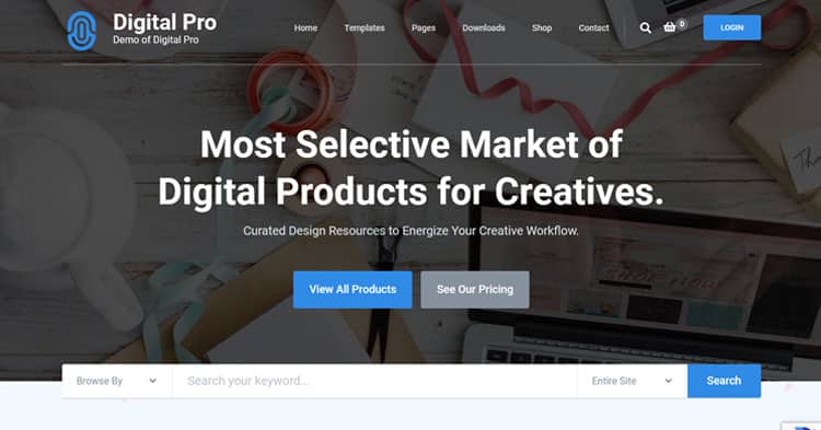 Digital Download Pro WordPress Theme