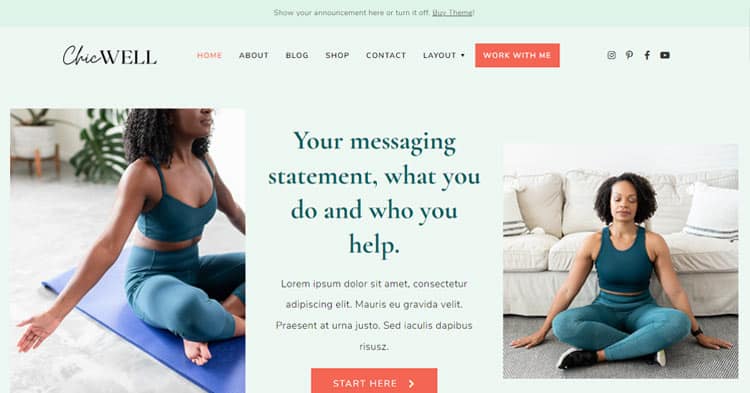 Download ChicWell Health Wellness WordPress Theme Now!