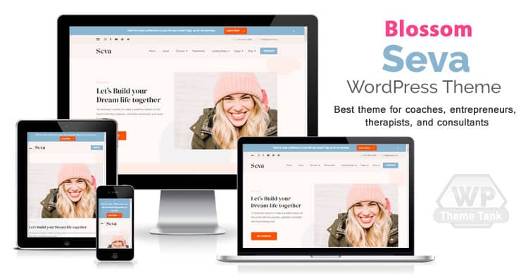 BlossomThemes - Download Seva WordPress theme for coaches, entrepreneurs, therapists, and consultants