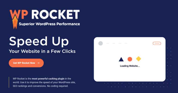 Download WP Rocket Website Speed Up WP Plugin Now!