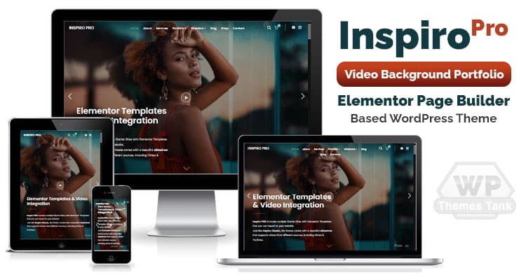 Download WPZooms - Inspiro Pro WordPress Portfolio Theme based on Elementor Page Builder