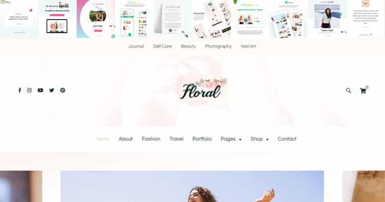 Blossom Floral Pro Blogging Theme