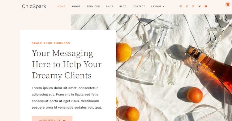 Download ChicSpark Service Business WordPress Theme Now!