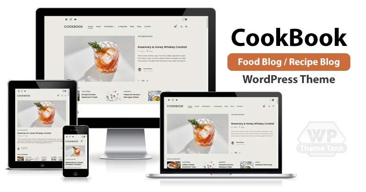 CookBook - Multi-Author Food Blog / Recipe Blog WordPress Theme