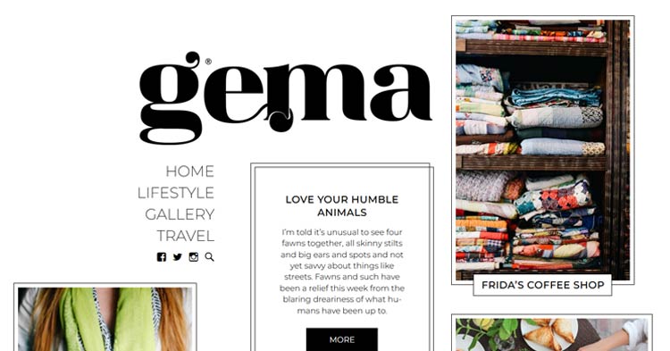 Download Gema Lifestyle Blog WordPress Theme Now!