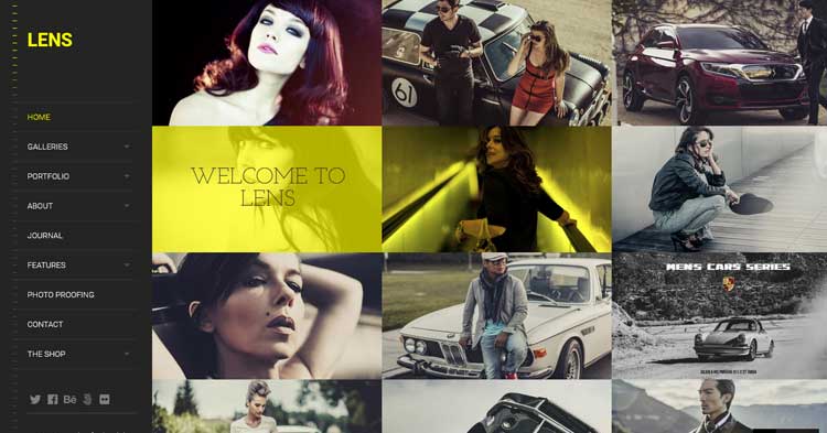 Download Lens Photography WordPress theme Now!