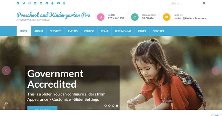 Download Preschool and Kindergarten Pro WordPress Theme Now!