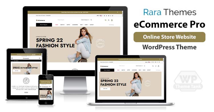 RaraThemes - Download Rara eCommerce Pro WordPress theme for Online store for Fashion, Clothing, Watches, Sunglasses, Jewelry and accessories websites