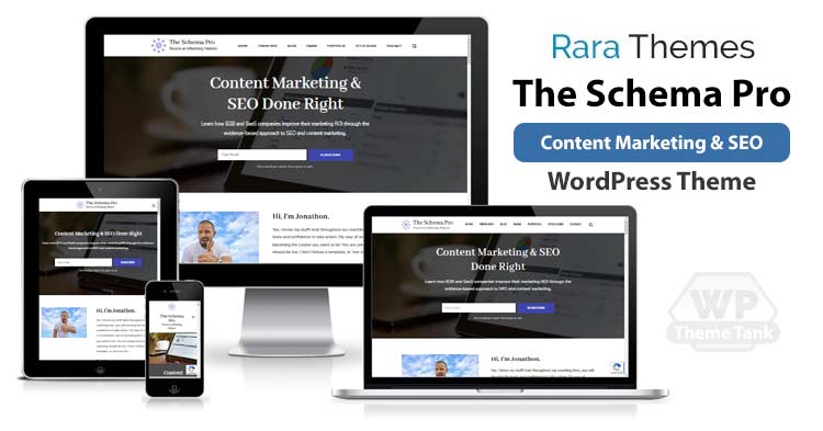 Download RaraThemes - The Schema Pro Theme for bloggers, SEO experts and content markerters. 