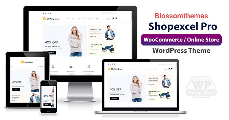 Download BlossomThemes - Shopexcel Pro WooCommerce Theme