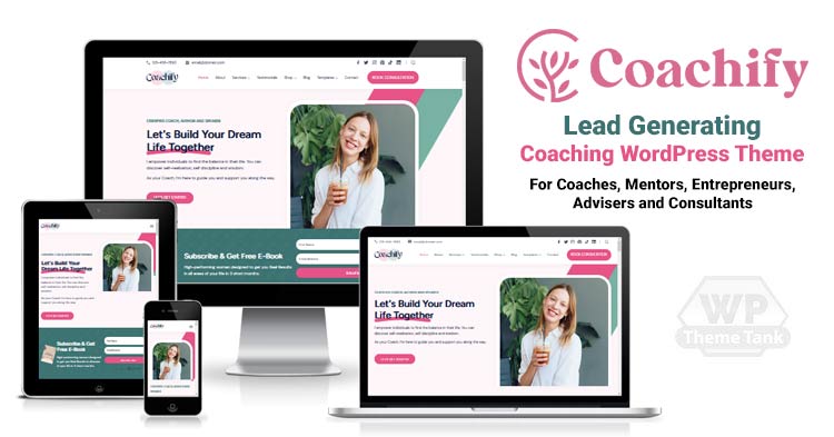 Download WPCoachify - Coachify Theme for Coaches, Mentors, Entrepreneurs and Consultants