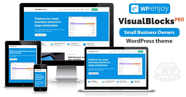 Download WPEnjoy - VisualBlocks Pro WordPress Theme